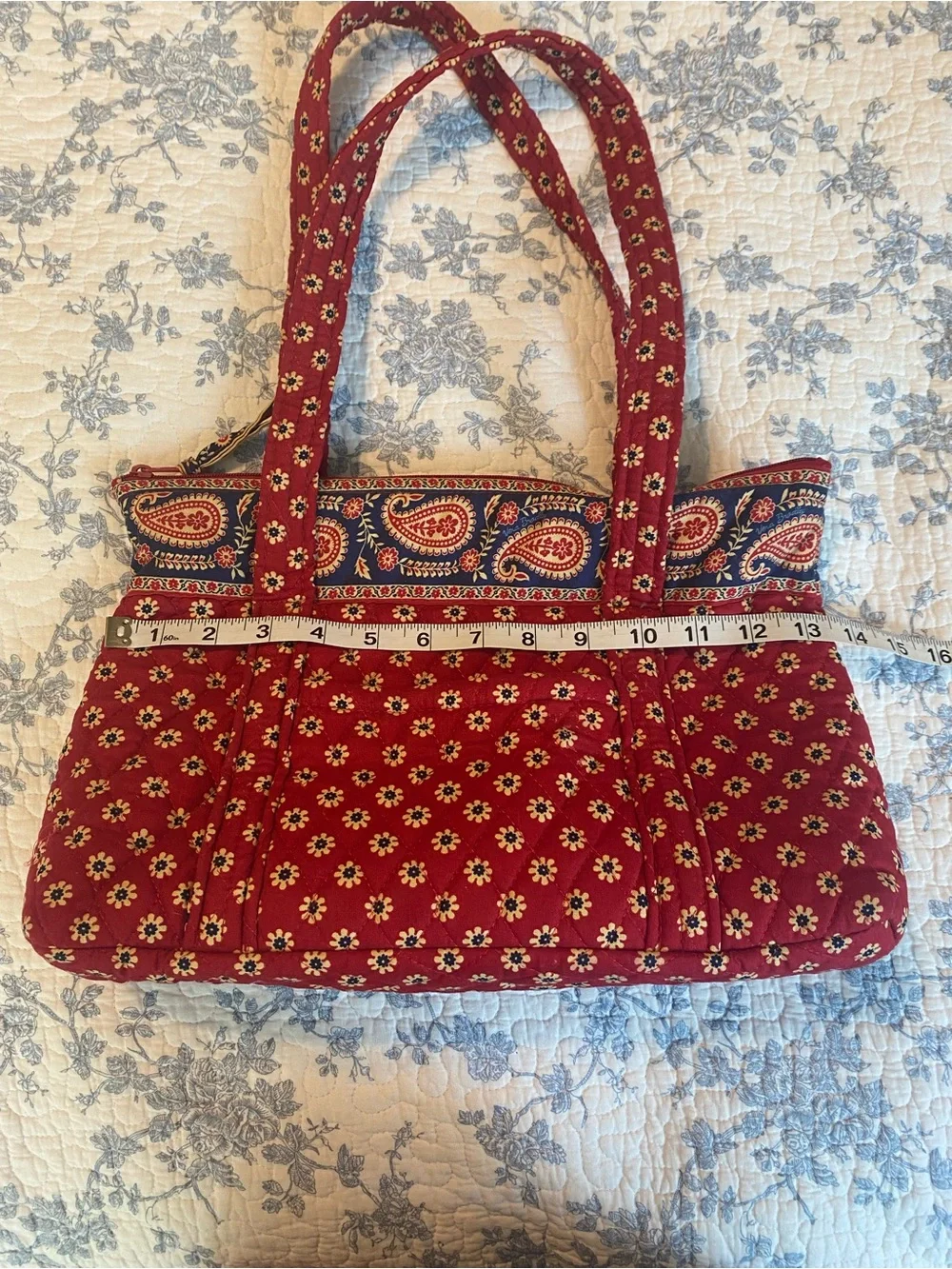 Vera Bradley Vintage Betsy Americana Shoulder Bag